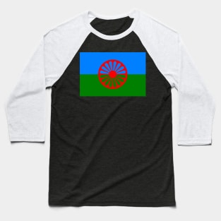 Romani Flag Baseball T-Shirt